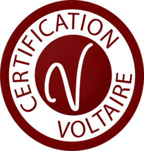 Logo certification Voltaire